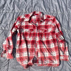 Panache Red and White Checkered Men's Shirt